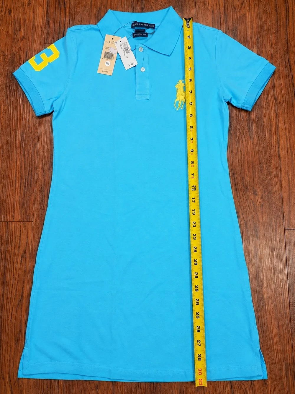 Ralph Lauren Girls Aqua Blue Big Pony #3 Polo Dress NWT ( Multiple Colors)